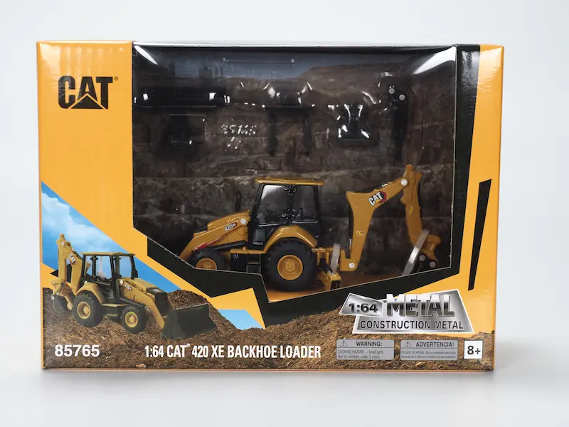 Packaging oficial CAT 420 XE Backhoe Loader